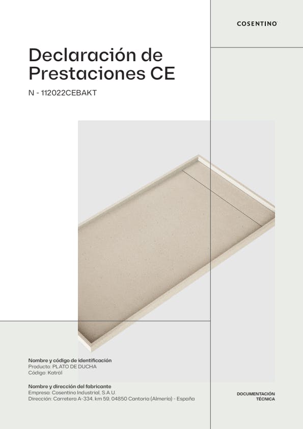 KATRÄL Declaración de Prestaciones CE (ES)