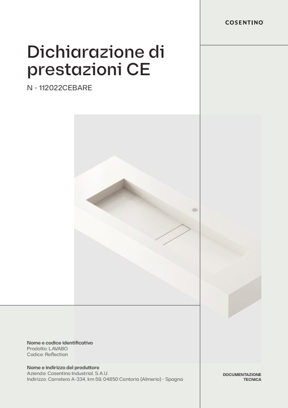 REFLECTION Dichiarazione de Prestazioni CE (IT)