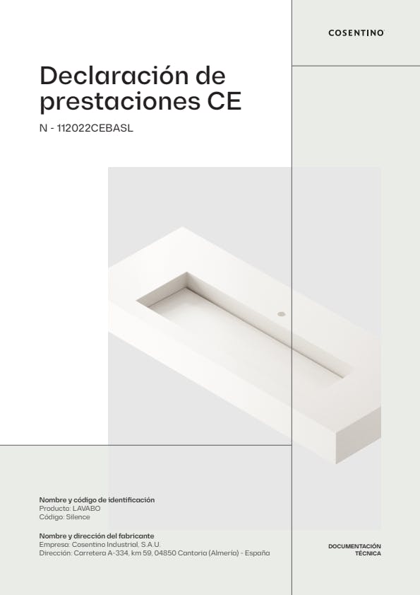 SILENCE Declaración de Prestaciones CE (ES)
