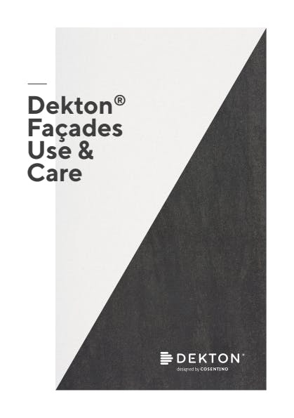 DEKTON Facades Use & Care (EN)