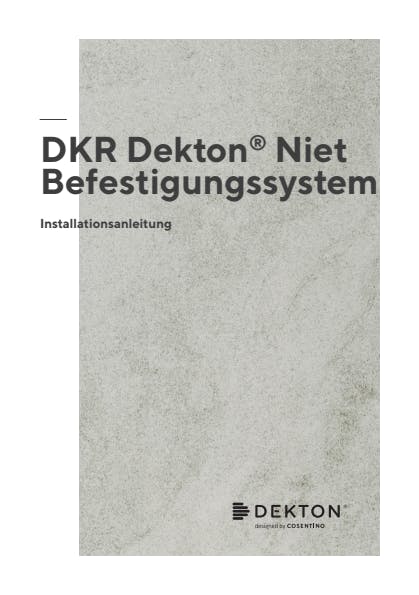 DKR Dekton Niet Befestigungssystem (DE)