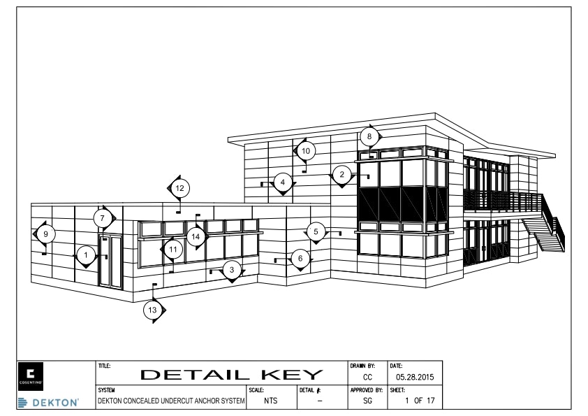 DEKTON Detail concealed undercut anchor system EN