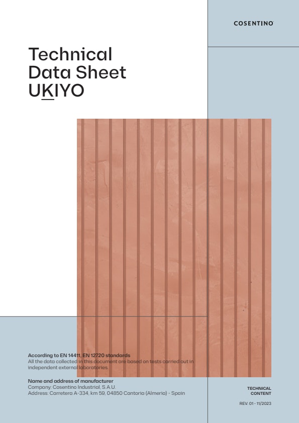 [DK] Technical Data Sheet. Ukiyo (EN)