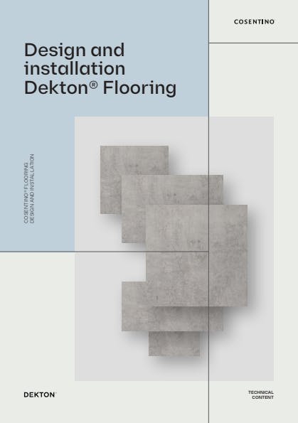 Dekton installation flooring ENG