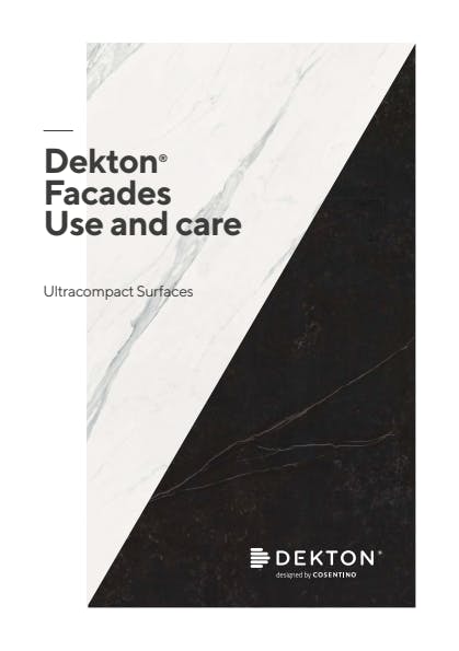 Use and Care - Dekton Facades (EN)