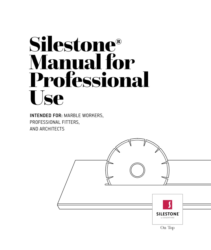 Image of manual for professional use eng in Rock Masters - Cosentino