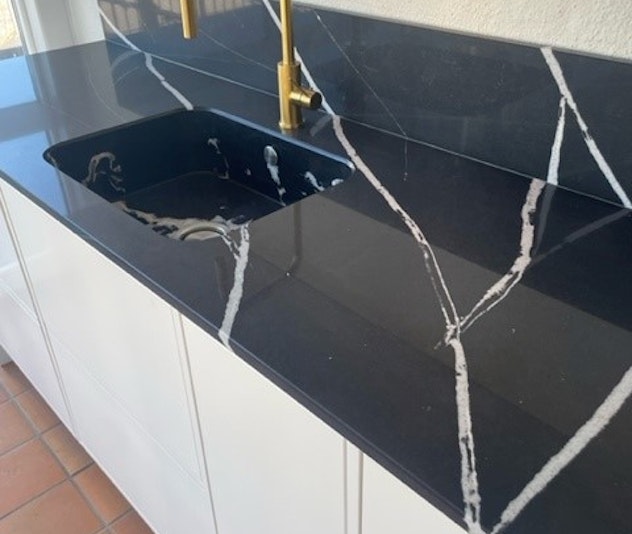 Eternal Marquina kitchen and Integrity sink