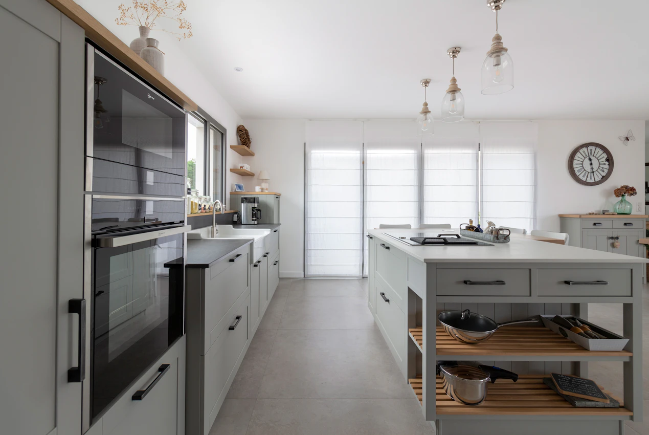 Cuisine authentique au style campagne chic
