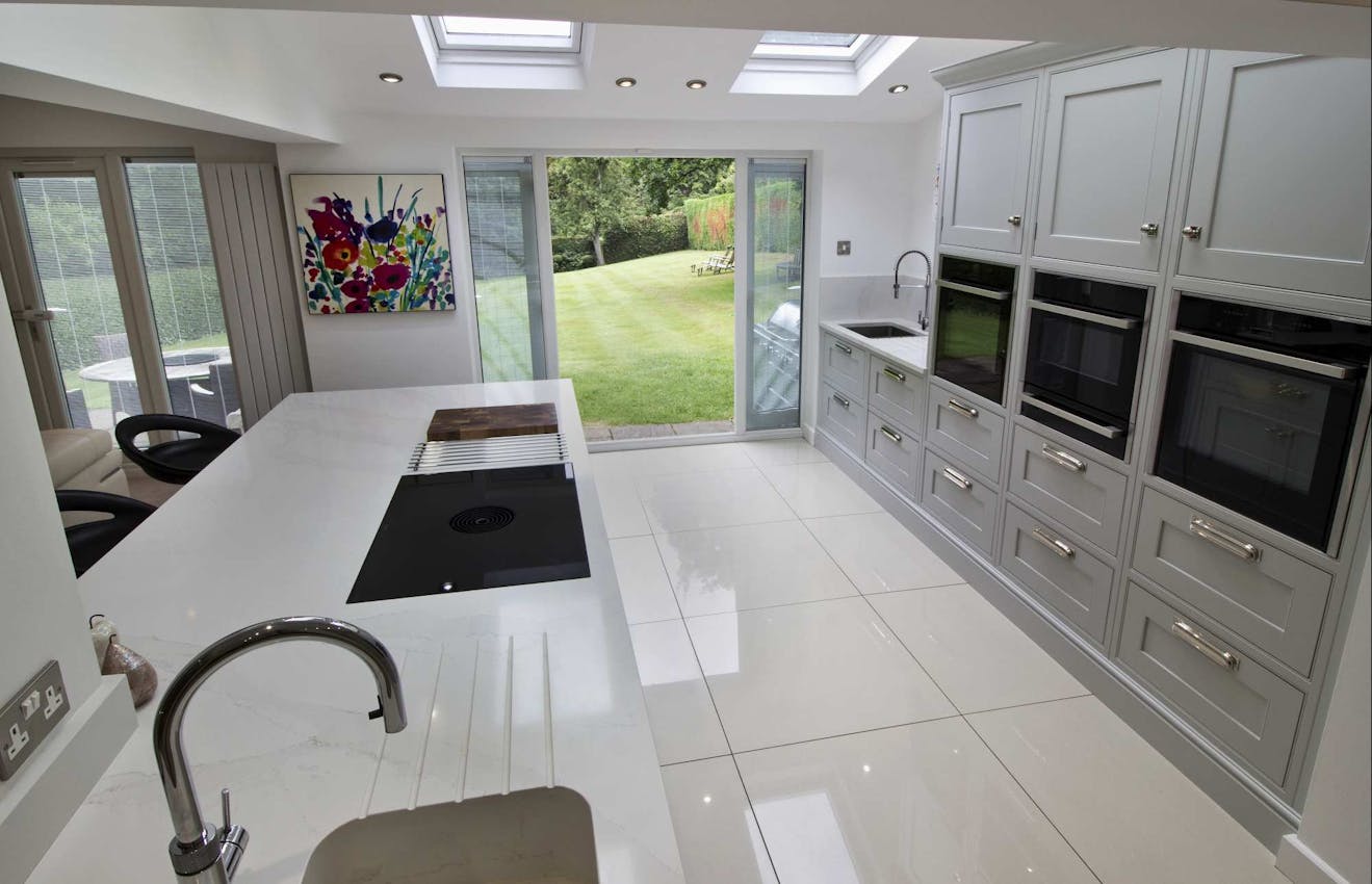 The Contemporary Shaker Kitchen in Sheffield.