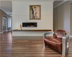 Nar Bustamante's Dekton Fireplace