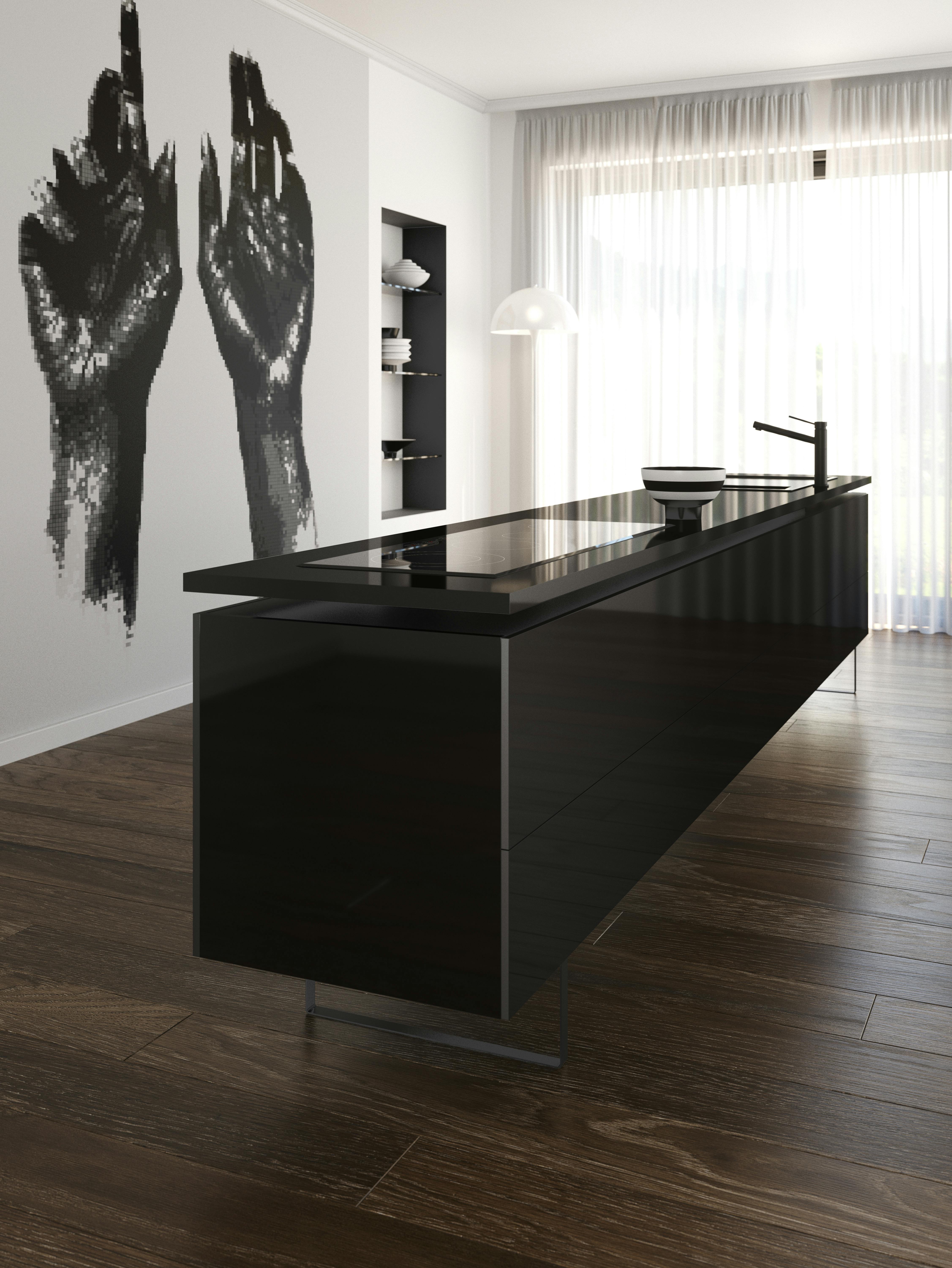  Silestone Kitchen  Eu Iconic Black Cosentino 