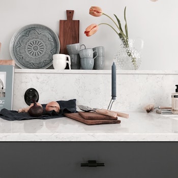 Silestone Biano River kitchen by @moeofsweden