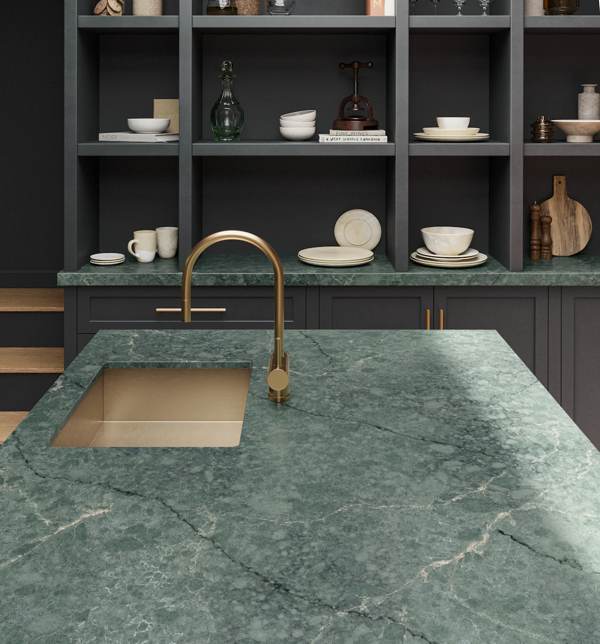 Jardin Emerald Quartz scene 3