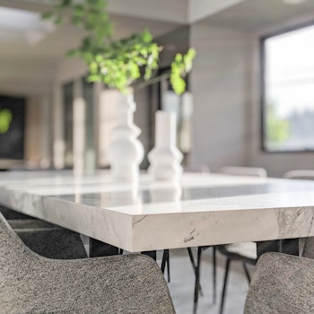 Zeek Living_ Natural Stone Arabescato Kitchen_ Table and Countertop