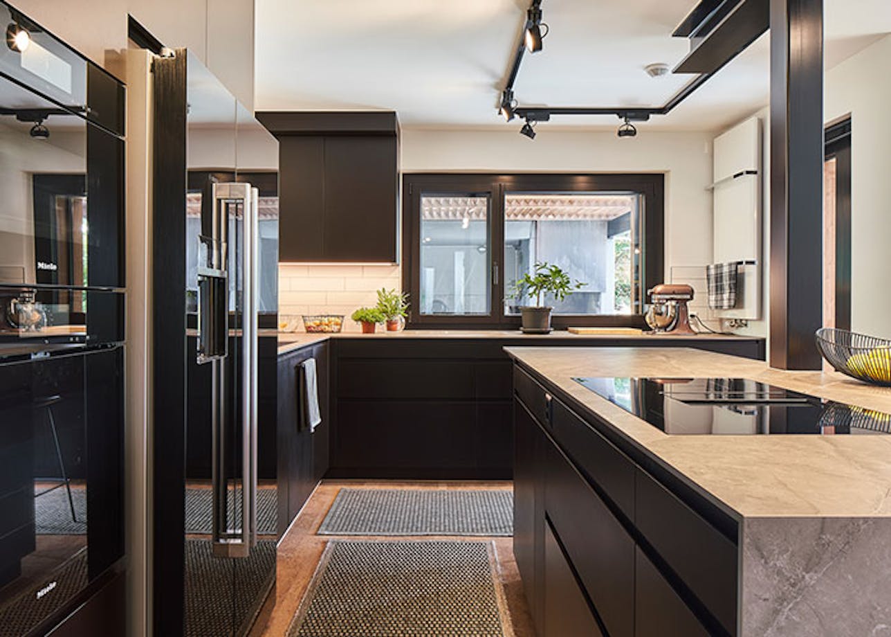 Kitchen Forest House Cosentino