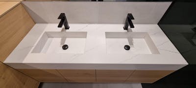 Waschtisch Elegance. Silestone Ethereal Noctis