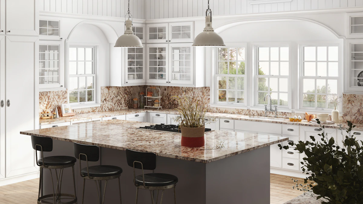 Brown Persa Granite scene 3