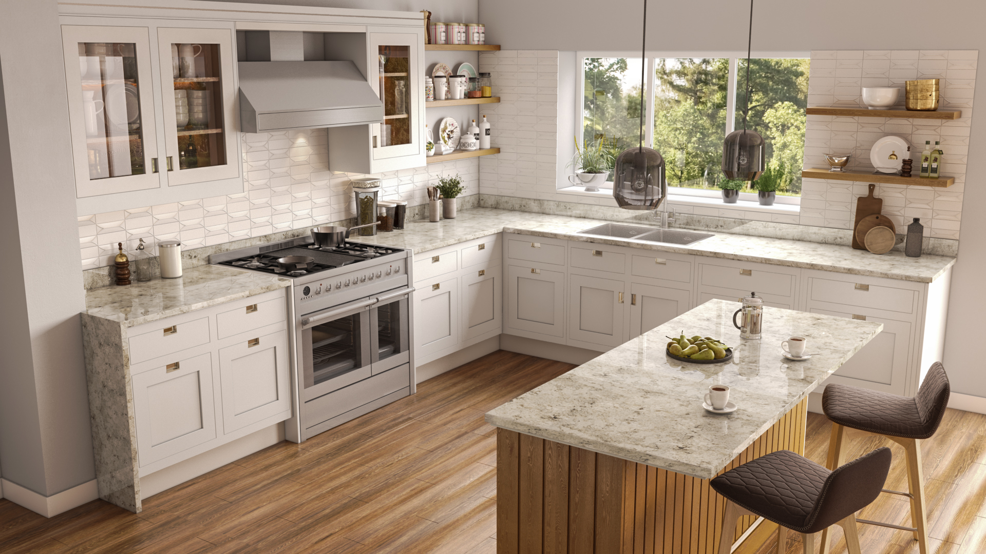 Snowfall granite discount