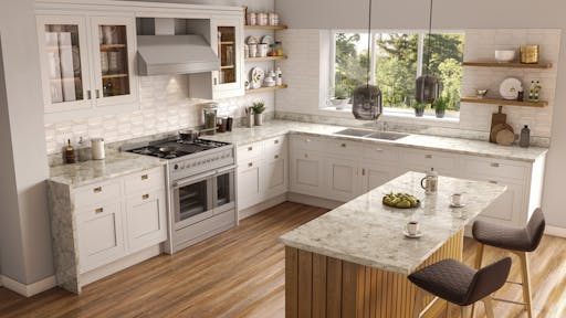 Sensa Snowfall Kitchen Countertop