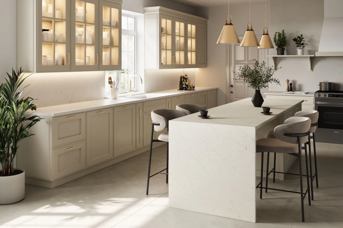 Persian White Quartz scene 1