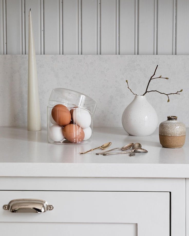 Gina Mannberg's  organic shaker kitchen with Silestone® Nolita