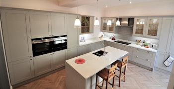 Grey Kitchen in Derbyshire
