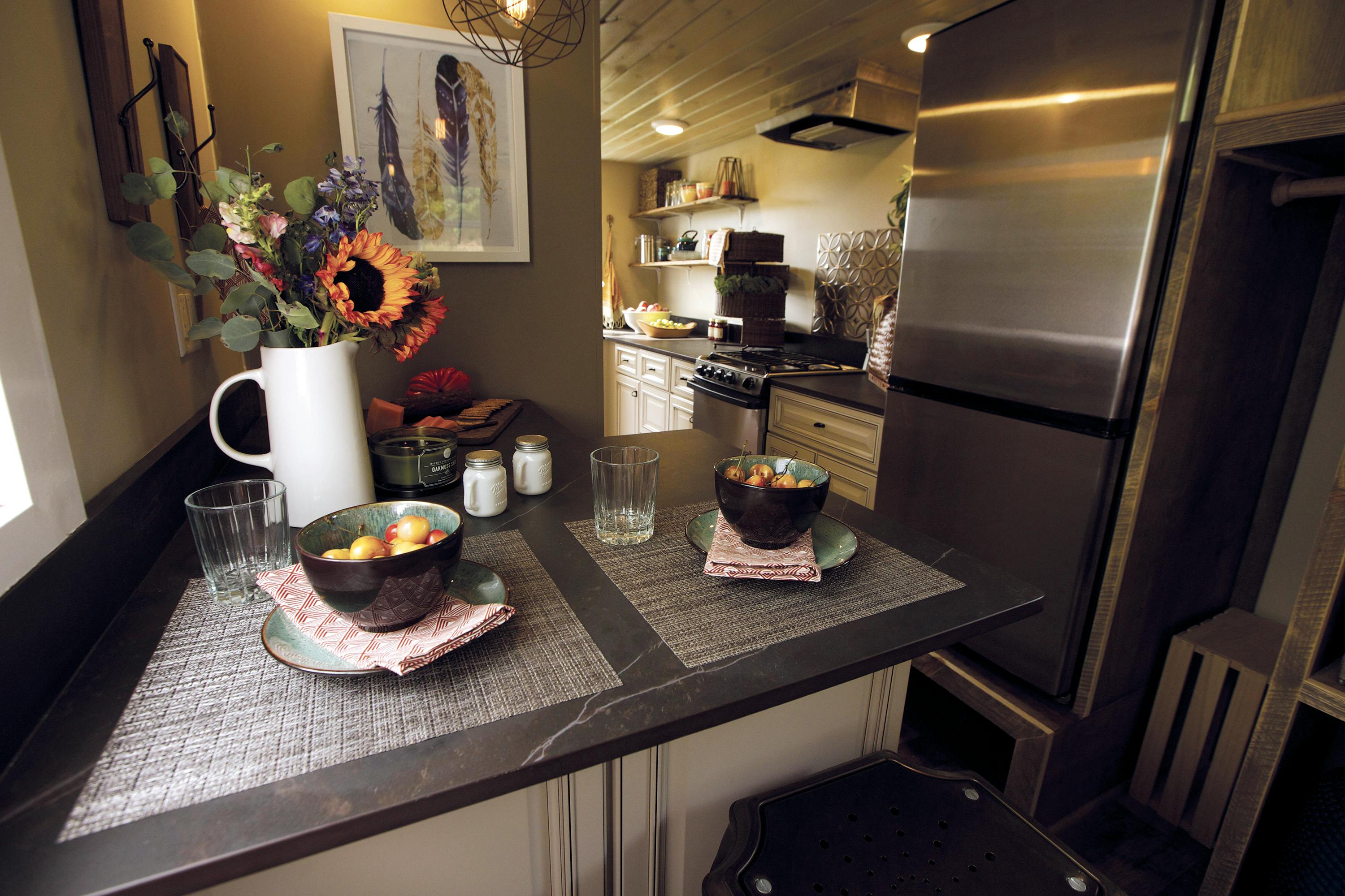 Dekton Tiny House Kitchen By Cosentino Cosentino Eau