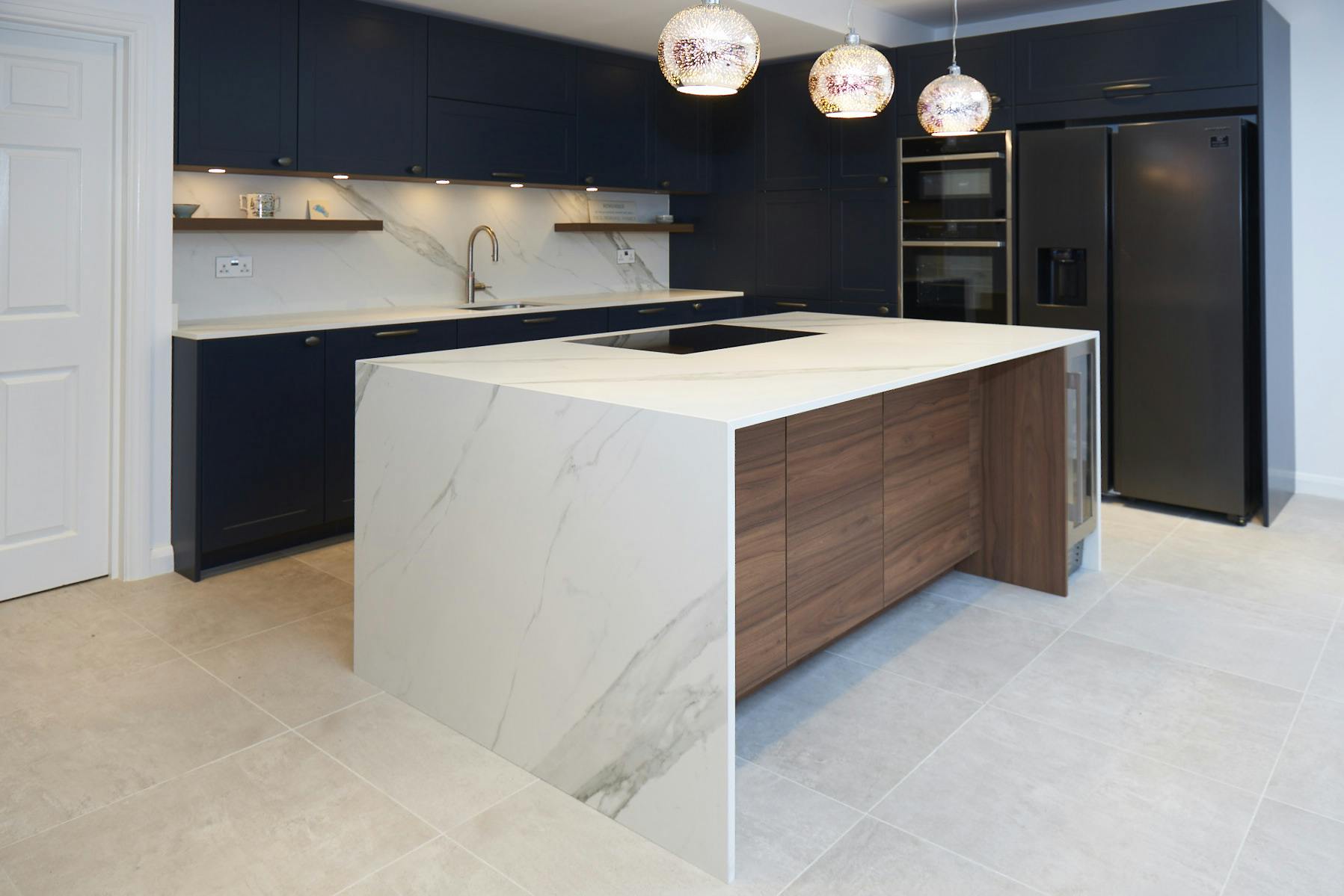 Earlsfield Midnight Blue Kitchen Cosentino Cosentino USA