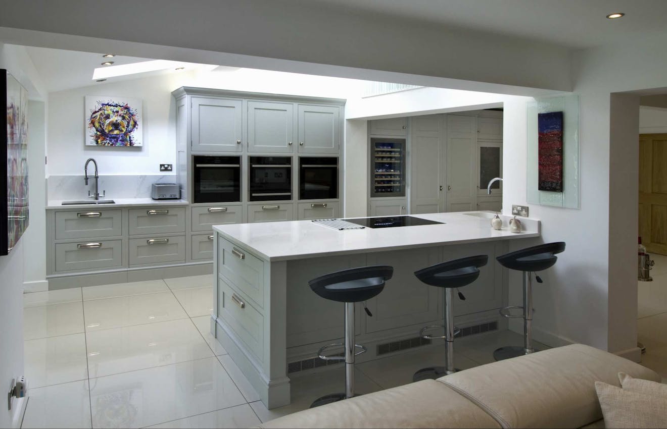 The Contemporary Shaker Kitchen in Sheffield.