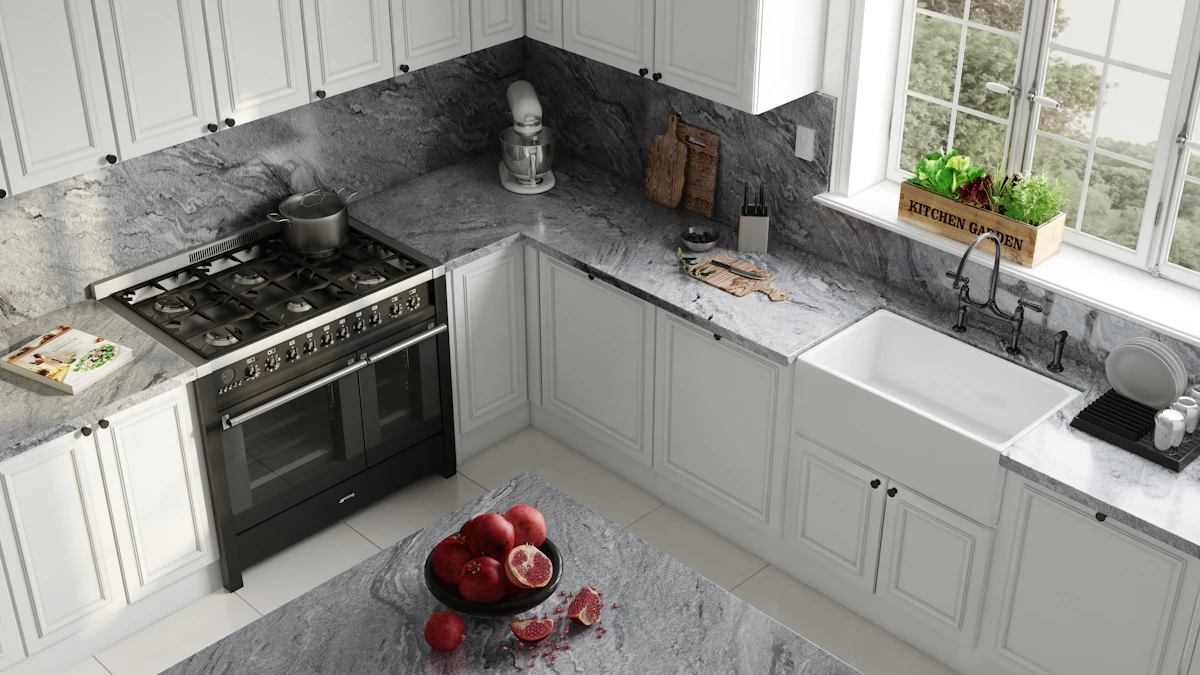 Smoky White Granite scene 3