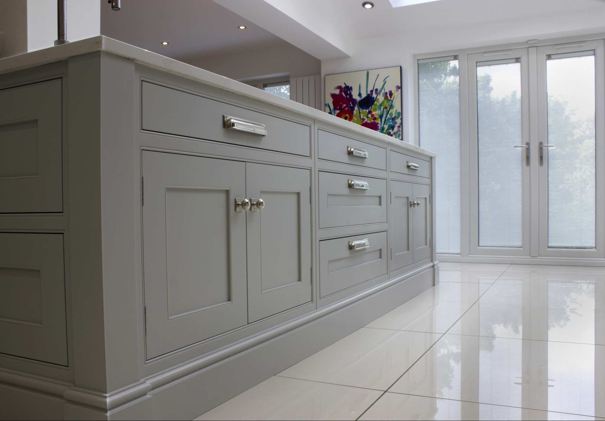The Contemporary Shaker Kitchen in Sheffield.