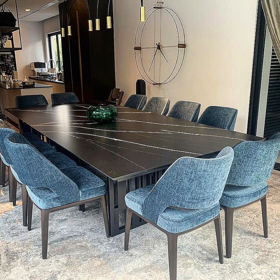 Dining Table 10 Seater Cosentino, 10 Seater Glass Dining Table And Chairs