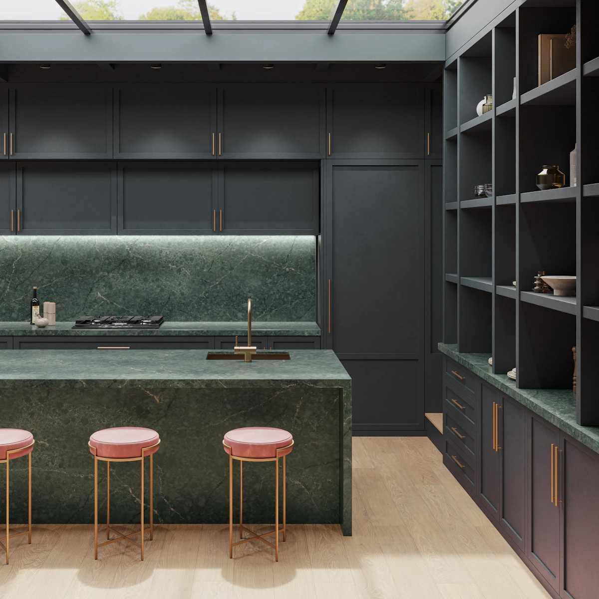 Jardin Emerald Quartz scene 2
